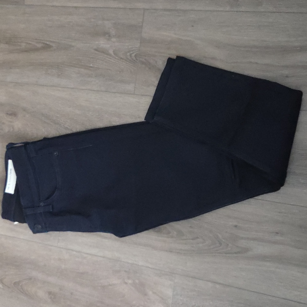 Rag & Bone Women's Coated Denim Dark Blue Skinny Jeans Size 29